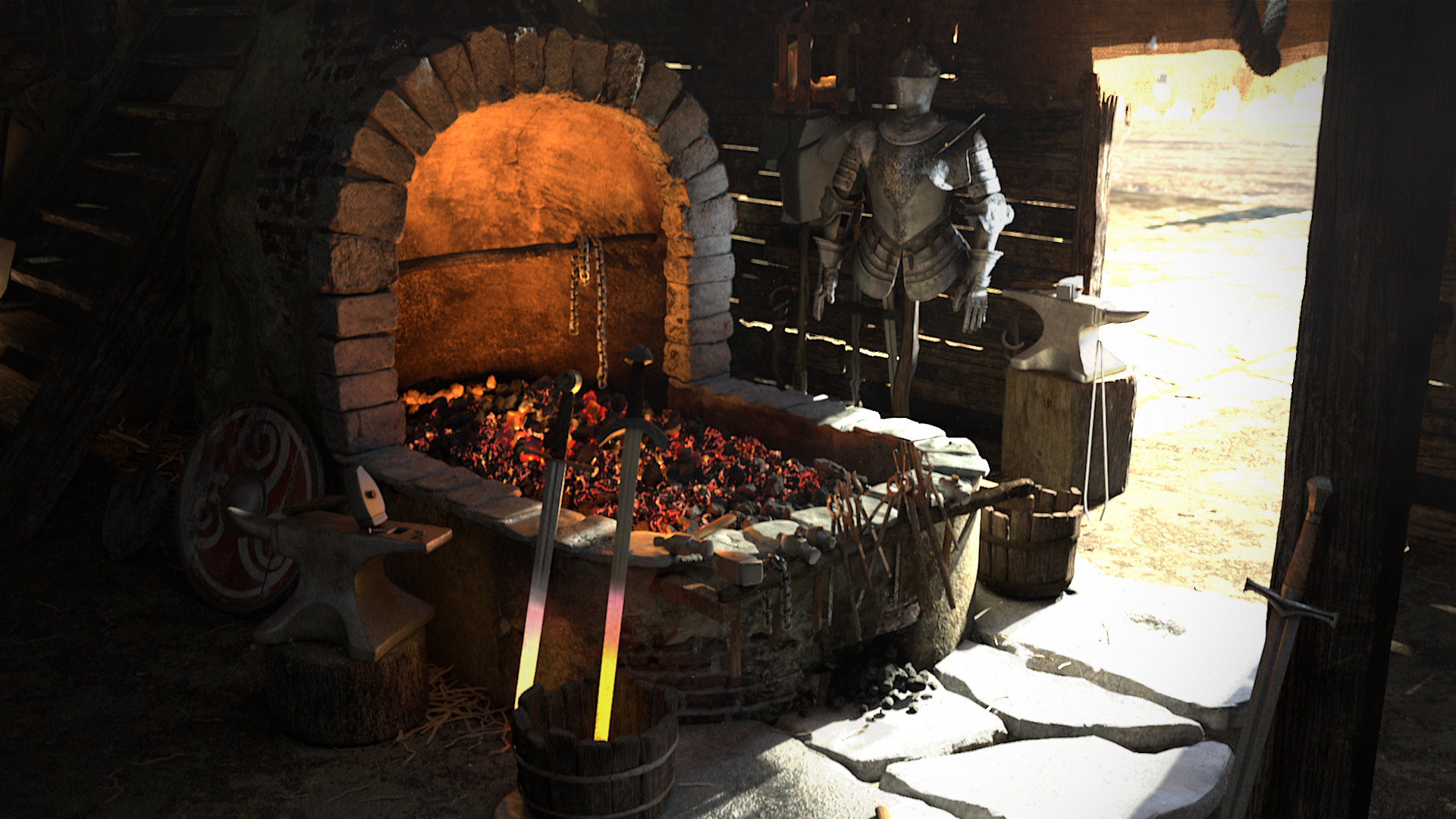 Old fashioned blacksmith forge 97 Old fashioned blacksmith forge 11